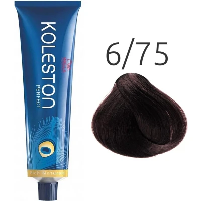 Afbeelding van Wella Koleston Perfect ME+ Deep Browns 60ml 6/75 donkerblond kastanje mahonie