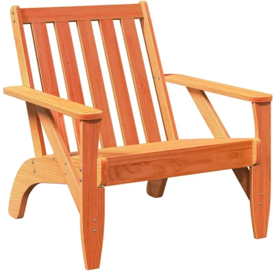 Afbeelding van vidaXL Tuinstoel Adirondack 75x77x77 cm massief grenenhout wasbruin