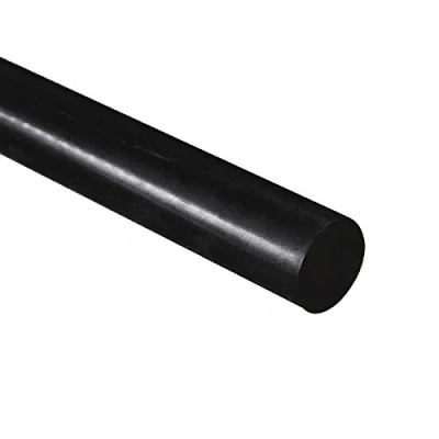 Afbeelding van Ronde buis van polyethyleen met hoge dichtheid, zwart, 30 mm diameter x 300 lang, klasse A, PE 500