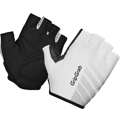 Afbeelding van GripGrab Ride Padded Korte Vinger Zomer Fietshandschoenen met lichte Padding Wit Unisex Maat XXL
