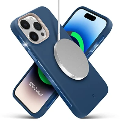 Afbeelding van Spigen Cyrill Ultra Color Dun MagSafe Hoesje Geschikt voor Apple iPhone 14 Pro Max Blauw