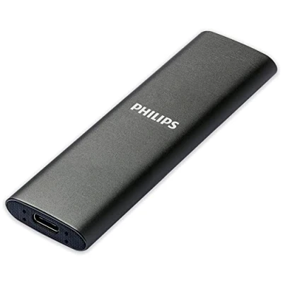 Afbeelding van Philips Portable Externe SSD 2TB Ultra Speed USB C A 3.2 Read 550MB/s Write 520MB/s Windows/ Mac/ Android/ Game console