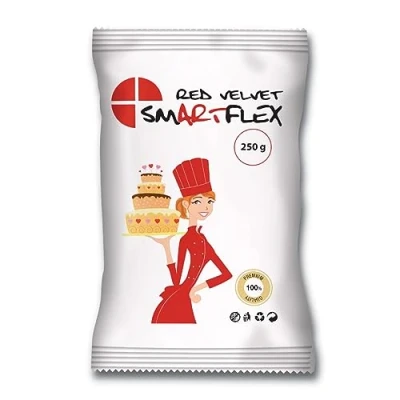Afbeelding van SmartFlex Fondant Rood Velvet 250g