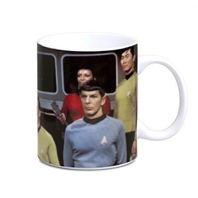 Afbeelding van Logoshirt® Star Trek I USS Enterprise Crew porseleinen koffiemok, 300 ml, in kleurrijke geschenkverpakking, origineel gelicentieerd design