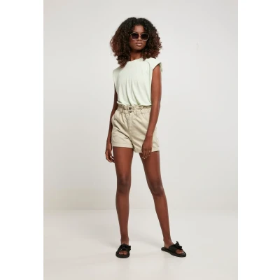 Afbeelding van Urban Classics Tshirt basic, Dames, Maat: Small, Lightmint