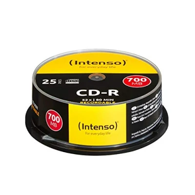 Afbeelding van Intenso 1001124 CD R 80 disc 700 MB 25 stuk(s) Spindel