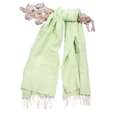Afbeelding van Hamamdoek Honeycomb Anise Green van Call it Fouta!