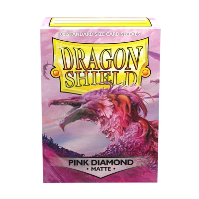 Afbeelding van Dragon Shield Sleeves Matte Pink Diamond (100 stuks)