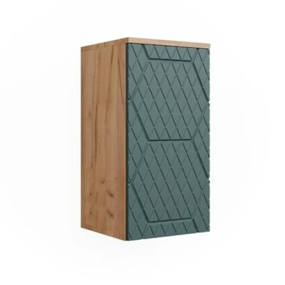 Afbeelding van Vicco Badkamerkast Irma, Groen/Krachtige eik goud, 30 x 59 cm 2 compartimenten, badkamer
