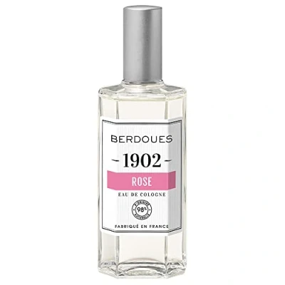 Afbeelding van BERDOUES 1902 Eau de Cologne Rose, fris en verkwikkend, gemaakt in Frankrijk, zonder kleurstoffen, parfum voor dames heren, verstuiver 125 ml