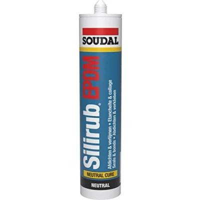 Image de SOUDAL Silirub EPDM silicone noir (310 ml) 112501