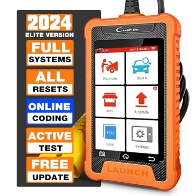 Afbeelding van LAUNCH X431 Creader Elite Auto Diagnostische Koffer voor VW Audi Skoda Seat Bentley Lambo, Compleet Diagnosesysteem, 50+ Reset, ECU codering, bidirectionele controle