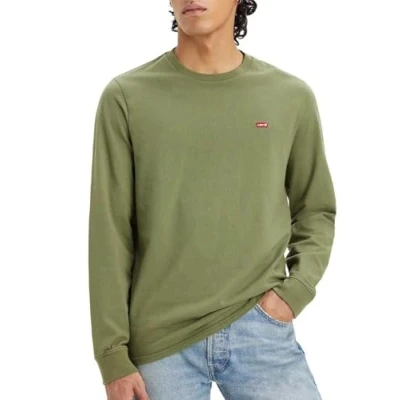 Afbeelding van Levi&#039;s Original TEE Longsleeve, Heren, Maat: XS, Bluish olive