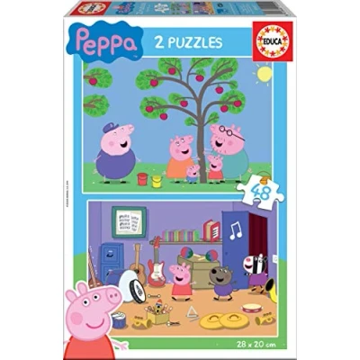 Afbeelding van Kinderpuzzel Educa Peppa Pig (2 x 48 pcs)