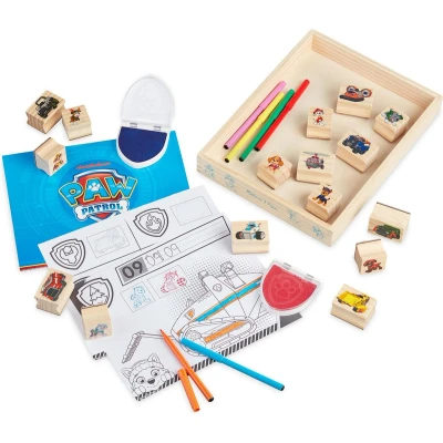 Afbeelding van Paw Patrol Wooden Stamps Activity Set
