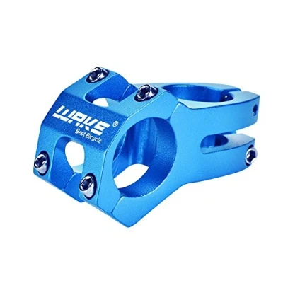 Afbeelding van Blauwe mountainbike stuurpen 31,8 blauw mm aluminium stuur aluminiumlegering voor wandelen fietsen