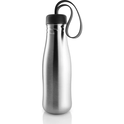 Afbeelding van Eva Solo Waterfles / Drinkfles Active RVS Zwart 700 ml