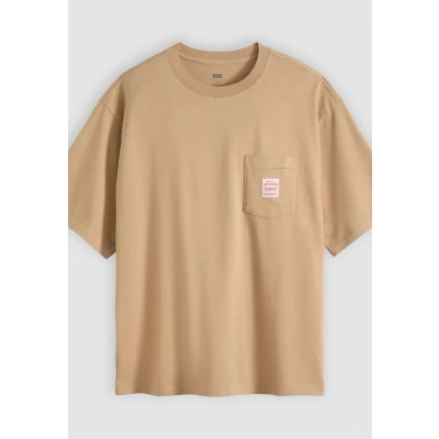Afbeelding van Levi&#039;s Workwear T shirt Men&#039;s L Bruin / Tiger&#039;S Eye