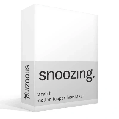 Afbeelding van Snoozing Stretch Topper Molton Hoeslaken Tweepersoons 120/130/140x200 cm of 140x200 Wit