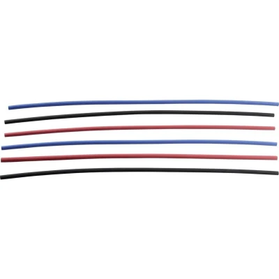 Afbeelding van DSG Canusa 8014090000 Krimpkous zonder lijm Zwart, Rood, Blauw 9 mm 3 Krimpverhouding:3:1 1.5 m