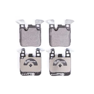 Afbeelding van HELLA 8DB 355 021 341 Remblokkenset Geschikt voor slijtage waarschuwingscontact Met balansgewichten BMW: 1 Hatchback, 3 Saloon, Touring