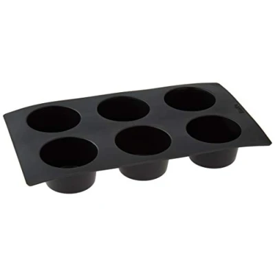 Afbeelding van Lékué Bakvorm 6 Muffins, Siliconen Black