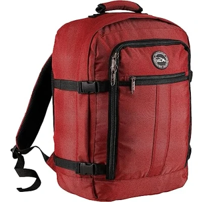 Afbeelding van CabinMax Metz Reistas Handbagage 30L Easyjet Rugzak Backpack 45x35x20cm Lichtgewicht Rood (MZ 30 RD)