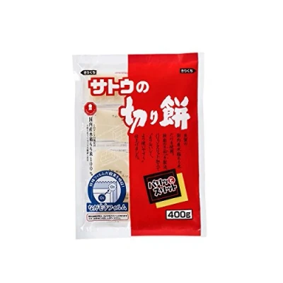 Afbeelding van Sato Kirimochi Mochi Japanse rijstcake, 400 gram