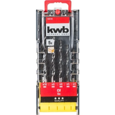 Afbeelding van KWB 5 delige Houtboren set 109135