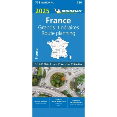 Image de Carte Nationale France Grands itinéraires 2025