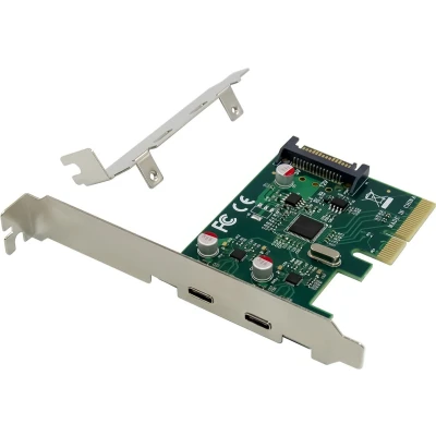 Afbeelding van Conceptronic EMRICK07G 2 poorten USB C 3.1 Gen2 interfacekaart PCI Express, PCIe x4