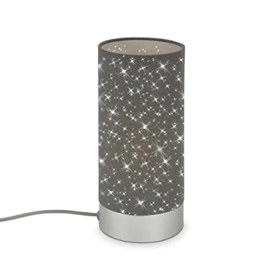 Afbeelding van BRILONER STEA Tafellamp 40 W IP20 grijs metaal stof excl. 1x E14 Ø 11 cm