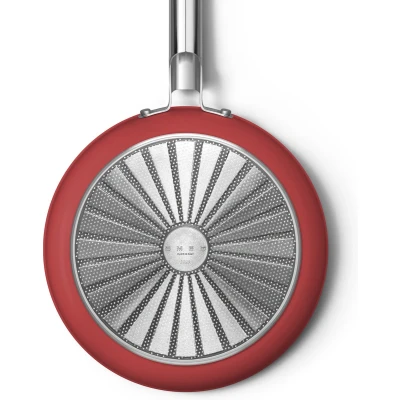 Afbeelding van SMEG Koekenpan Rood Mat ø 28 cm Standaard anti aanbaklaag