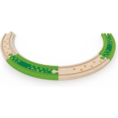 Afbeelding van Hape Houten Uitbreiding Treinbaan Jungle 4 delig