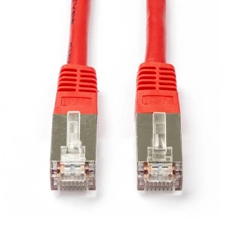 Afbeelding van Netwerkkabel Cat5e F/UTP 5 meter (100% koper, Rood)