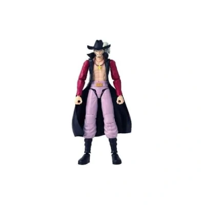 Afbeelding van BANDAI Anime Heroes One Piece figuur Mihawk 17 cm Officiële licentie Falcon Eye mobiel manga Speelgoed voor kinderen vanaf 4 jaar 37053