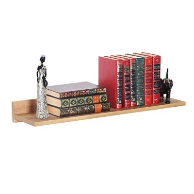 Afbeelding van Wandrek 69 x 8 19 cm in eiken bruin RICOO hangende plank WM055 EG
