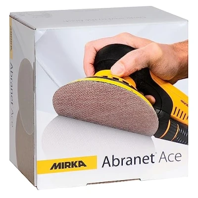 Afbeelding van Mirka Abranet Ace Schuurschijven net Ø 125 mm klittenband / korrel P150 50 stuks voor excentrische schuurmachines gedeeltelijk keramiek het schuren van harde oppervlakken