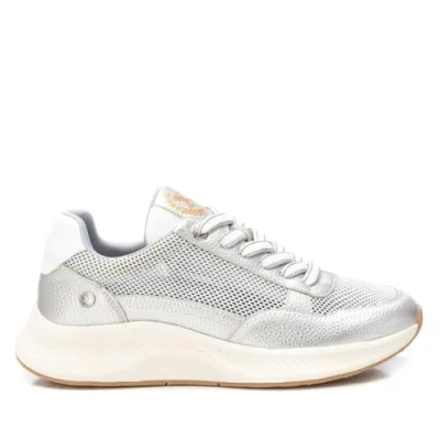 Afbeelding van XTI 143784 damessneakers, Metaal zilver