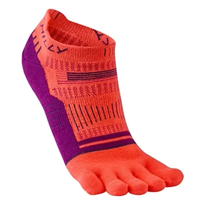 Afbeelding van Hilly Toe Socklet No show teensokken Oranje/Roze 39 42