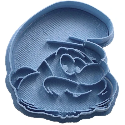 Afbeelding van Cuticuter Koekjessnijder Papa Smurf Blauw