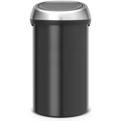 Afbeelding van Brabantia Touch Bin 60 Liter Matt Black Fingerprint Proof