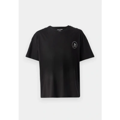 Afbeelding van Jack &amp; Jones Jjdragon TEE CREW NECK Tshirt print, Heren, Maat: Large, Black