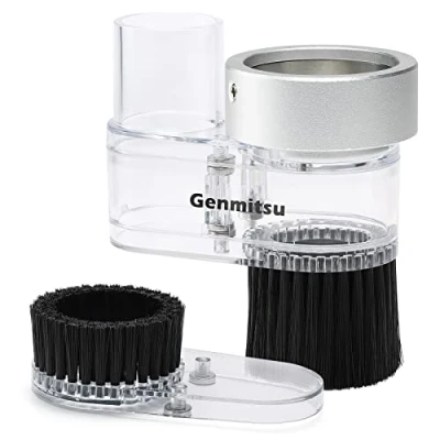 Afbeelding van Genmitsu ABS stofpad voor CNC machines met een motor diameter van 52 mm, de meeste spindelmotoren 300 W 500 W, transparant
