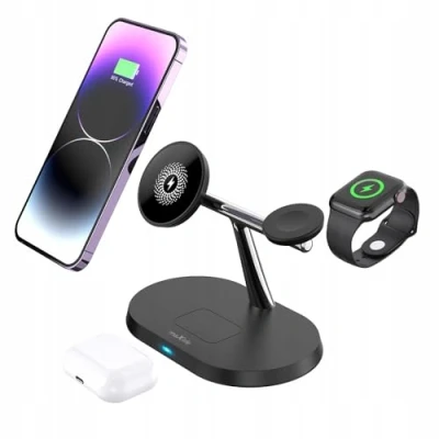 Afbeelding van Maxlife 3 in 1 15W MagSafe Wireless Charger Stand