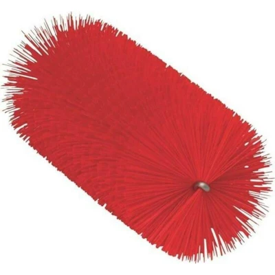Afbeelding van Vikan Pijpborstels Medium Pijpborstel Voor Flexibele Kabel Met Polyester Vezels ø60x200mm Rood
