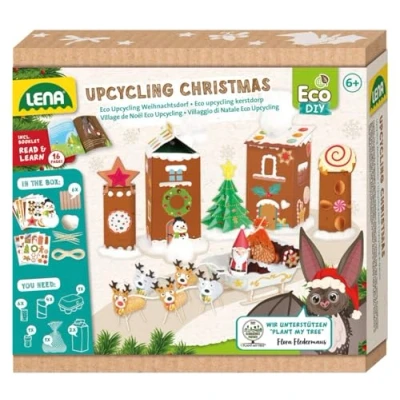 Afbeelding van Lena Eco Upcycling Kerst, FSC RECYCLED, vouwdoos