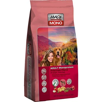 Afbeelding van MAC&#039;s Superfood Hondenvoer Droogvoer Hondenbrokken Mono Paard 12kg