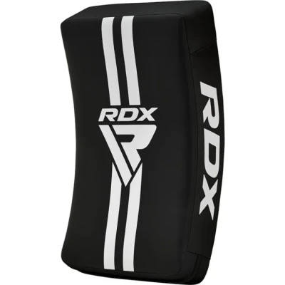 Afbeelding van RDX Sports T1 Gel Padded Curved Kick Shield Zwart Kunstleer