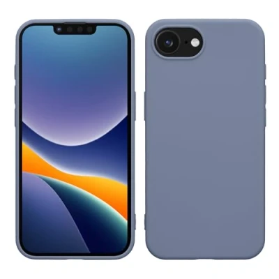 Afbeelding van kwmobile telefoonhoesje geschikt voor Apple iPhone 16e Hoesje smartphone Back cover in lavendelgrijs mat